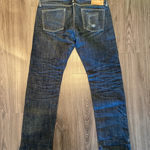 Oni x Naked & Famous Weird Guy Slubby Selvedge Denim Size 33 - Picture 2 of 4